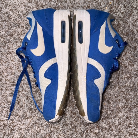 Nike Air Max Blue White Sneakers Women’s Size 8 Athletic Running Shoes - Picture 2 of 5